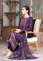 Maham Self Jacquard Embroidered Lawn Edition 3-Piece Unstitched Gulljee Summer Collection GMAH2301A5 Askani Group