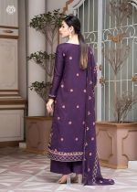 Maham Self Jacquard Embroidered Lawn Edition 3-Piece Unstitched Gulljee Summer Collection GMAH2301A5 Askani Group