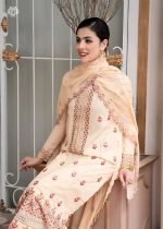 Maham Self Jacquard Embroidered Lawn Edition 3-Piece Unstitched Gulljee Summer Collection GMAH2301A6 Askani Group