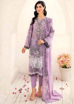 Gul Ahmed Embroidered Collection 3-Piece Unstitched Embroidered Printed Lawn Shirt with Embroidered Denting Lawn Dupatta DN-32029 - Askani Group