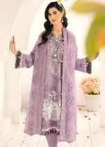 Gul Ahmed Embroidered Collection 3-Piece Unstitched Embroidered Printed Lawn Shirt with Embroidered Denting Lawn Dupatta DN-32029 - Askani Group