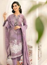 Gul Ahmed Embroidered Collection 3-Piece Unstitched Embroidered Printed Lawn Shirt with Embroidered Denting Lawn Dupatta DN-32029 - Askani Group