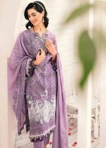 Gul Ahmed Embroidered Collection 3-Piece Unstitched Embroidered Printed Lawn Shirt with Embroidered Denting Lawn Dupatta DN-32029 - Askani Group