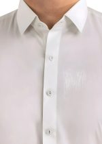 Gul Ahmed Men Collection Ash White Ambassador Wash & Wear Unstitched Fabric - Askani Group