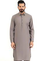 Gul Ahmed Men Collection Brown Ambassador Wash & Wear Unstitched Fabric - Askani Group