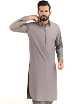 Gul Ahmed Men Collection Brown Ambassador Wash & Wear Unstitched Fabric - Askani Group