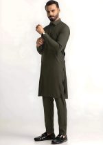 Gul Ahmed Men Collection Grape Leaf Ambassador Wash & Wear Unstitched Fabric - Askani Group