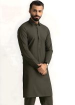 Gul Ahmed Men Collection Grape Leaf Ambassador Wash & Wear Unstitched Fabric - Askani Group