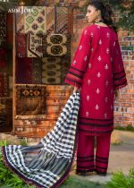 Asim Jofa 3-Piece Digitally Printed Embroidered Unstitched Lawn – AJPR-15 - Askani Group