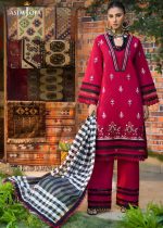 Asim Jofa 3-Piece Digitally Printed Embroidered Unstitched Lawn – AJPR-15 - Askani Group