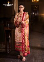 Asim Jofa New Collection 3-Piece Printed Embroidered Unstitched Luxury Lawn – AJUBJ-02 - Askani Group