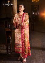Asim Jofa New Collection 3-Piece Printed Embroidered Unstitched Luxury Lawn – AJUBJ-02 - Askani Group
