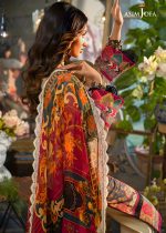 Asim Jofa New Collection 2-Piece Printed Lawn with Embroidered Neckline on Organza Shirt with Printed Chiffon Dupatta – AJPR 22 - Askani Group