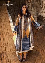 Asim Jofa New Collection 3-Piece Unstitched Luxury Printed Embroidered Lawn Shirt with Digital Printed Chiffon Dupatta AJUBJ-10 - Askani Group