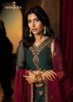 Asim Jofa New Collection Party Wear 3-Piece Unstitched Embroidered Luxury Chiffon Shirt with Embroidered Luxury Chiffon Dupatta AJLFF-02 - Askani Group