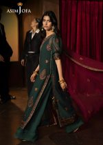 Asim Jofa New Collection Party Wear 3-Piece Unstitched Embroidered Luxury Chiffon Shirt with Embroidered Luxury Chiffon Dupatta AJLFF-02 - Askani Group