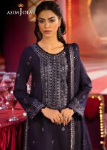 Asim Jofa Pakistani Party Wear Dress 3-Piece Unstitched Embroidered Luxury Silk Shirt with Embroidered Luxury Chiffon Dupatta AJLFF-03 - Askani Group