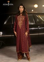 Asim Jofa Pakistani Party Wear Dress 3-Piece Unstitched Embroidered Luxury Silk Shirt with Embroidered Luxury Net Dupatta AJLFF-04 - Askani Group