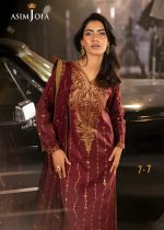 Asim Jofa Pakistani Party Wear Dress 3-Piece Unstitched Embroidered Luxury Silk Shirt with Embroidered Luxury Net Dupatta AJLFF-04 - Askani Group