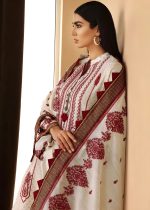 Gul Ahmed Party Wear Dress 3-Piece Unstitched Jacquard Embroidered Suit With Jacquard Lace Dobby Dupatta MJ-73 - Askani Group