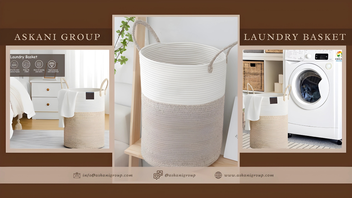 Foldable laundry basket - askani group - amazon uae