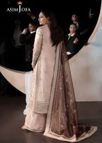 Asim Jofa Fancy Collection 3-Piece Unstitched Luxury Embroidered Zari Tissue with Luxury Embroidered Zari Check Net Dupatta AJLFF-10 - Askani Group