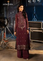 Asim Jofa Wedding Collection 3-Piece Unstitched Luxury Embroidered Chiffon Suit AJLFF-06 - Askani Group