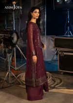 Asim Jofa Wedding Collection 3-Piece Unstitched Luxury Embroidered Chiffon Suit AJLFF-06 - Askani Group