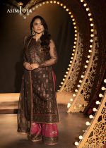 Asim Jofa Fancy Collection 3-Piece Unstitched Luxury Embroidered Javeria Net with Luxury Embroidered Javeria Net Dupatta AJLFF-11 - Askani Group