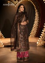 Asim Jofa Fancy Collection 3-Piece Unstitched Luxury Embroidered Javeria Net with Luxury Embroidered Javeria Net Dupatta AJLFF-11 - Askani Group