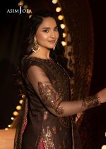 Asim Jofa Fancy Collection 3-Piece Unstitched Luxury Embroidered Javeria Net with Luxury Embroidered Javeria Net Dupatta AJLFF-11 - Askani Group