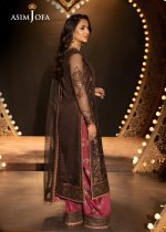 Asim Jofa Fancy Collection 3-Piece Unstitched Luxury Embroidered Javeria Net with Luxury Embroidered Javeria Net Dupatta AJLFF-11 - Askani Group