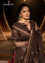 Asim Jofa Fancy Collection 3-Piece Unstitched Luxury Embroidered Javeria Net with Luxury Embroidered Javeria Net Dupatta AJLFF-11 - Askani Group