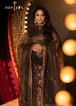 Asim Jofa Fancy Collection 3-Piece Unstitched Luxury Embroidered Javeria Net with Luxury Embroidered Javeria Net Dupatta AJLFF-11 - Askani Group