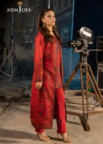 Asim Jofa Fancy Collection 2-Piece Unstitched Luxury Embroidered Paper Cotton with Luxury Silk Trouser AJLFF-12 - Askani Group