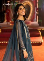 Asim Jofa Wedding Collection 3-Piece Unstitched Luxury Embroidered Chiffon Shirt with Luxury Embroidered Chiffon Dupatta AJLFF-15 - Askani Group