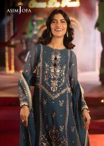 Asim Jofa Wedding Collection 3-Piece Unstitched Luxury Embroidered Chiffon Shirt with Luxury Embroidered Chiffon Dupatta AJLFF-15 - Askani Group