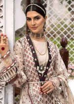 Gul Ahmed 3-Piece Embroidered Jacquard Unstitched Suit with Embroidered Stripe Dupatta FE-32027 - Askani Group