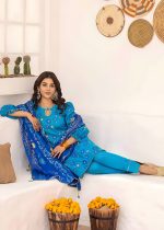 Gul Ahmed 3-Piece Unstitched Gold & Lacquer Printed Lawn Shirt with Gold & Lacquer Printed Lawn Shirt CL-32420 - Askani Group