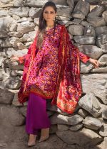 Ideas by Gul Ahmed Sale 3-Piece Nylon Velvet Shirt with Nylon Velvet Dupatta Unstitched Suit BVL-12012 A - Askani Group