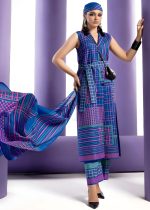 Gul Ahmed Lawn Collection Sale 3-Piece Unstitched Printed Lawn Shirt with Lawn Dupatta CL-42150 - Askani Group