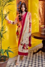 Gul Ahmed Lawn Sale 3-Piece Printed Lawn Shirt with Printed Lawn Dupatta CL-42026 A - Askani Group